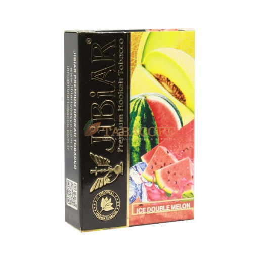 Табак для кальяна Jibiar Ice Doubles Melon (Свежая Дыня и Арбуз) 50 гр